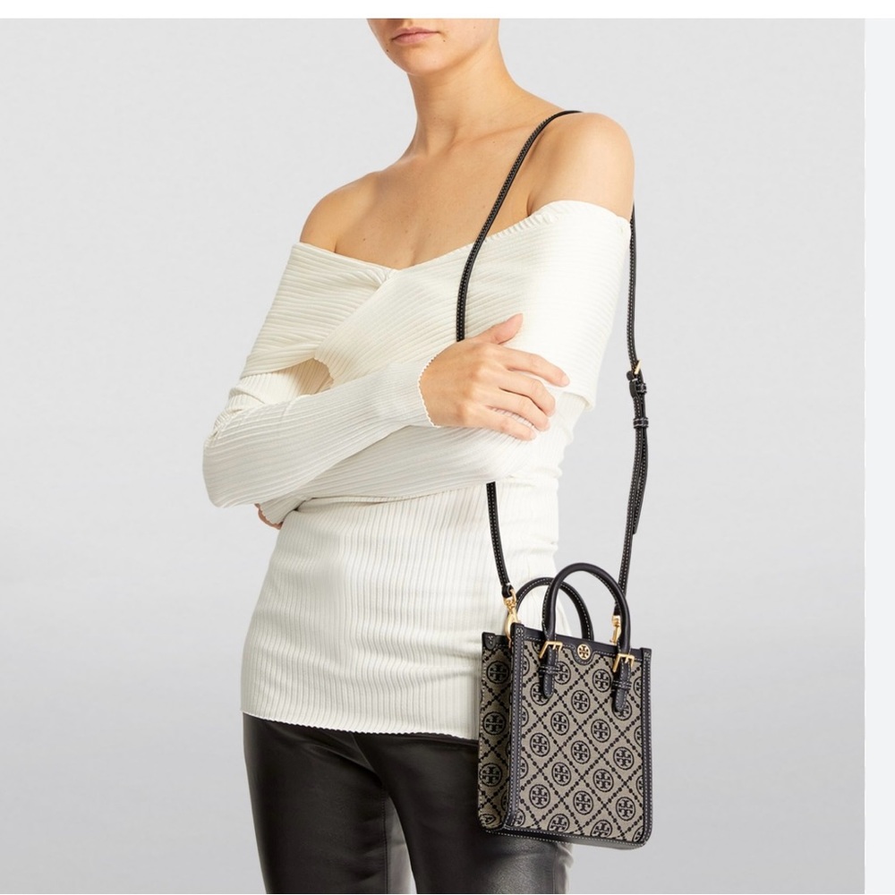 Tory Burch Mini Tote Crossbody Leather Bag Authentic and Brand New with Tag - Picture 10 of 11